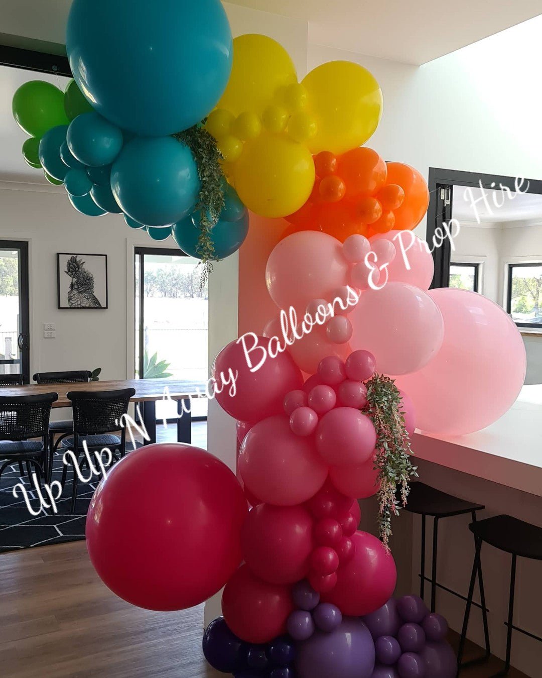 Year 2015 to 2020 Organic Balloon Garlands (click on photo to view) - UpUpNAwayBalloons