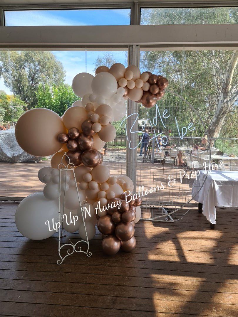Year 2015 to 2020 Organic Balloon Garlands (click on photo to view) - UpUpNAwayBalloons
