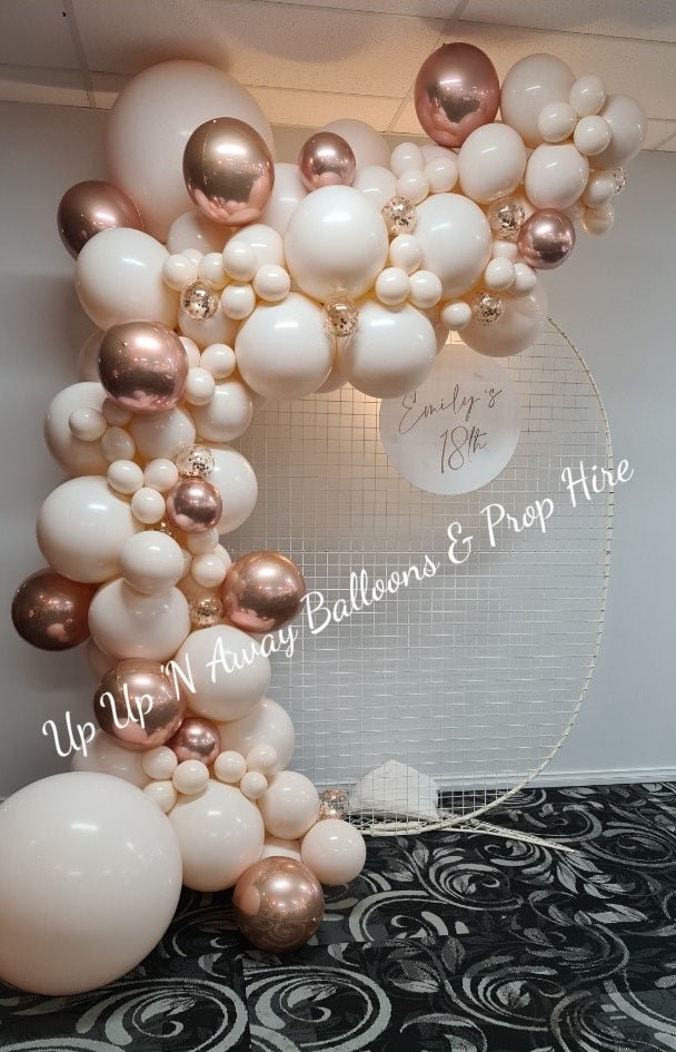 Year 2015 to 2020 Organic Balloon Garlands (click on photo to view) - UpUpNAwayBalloons