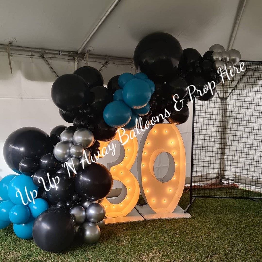 Year 2015 to 2020 Organic Balloon Garlands (click on photo to view) - UpUpNAwayBalloons