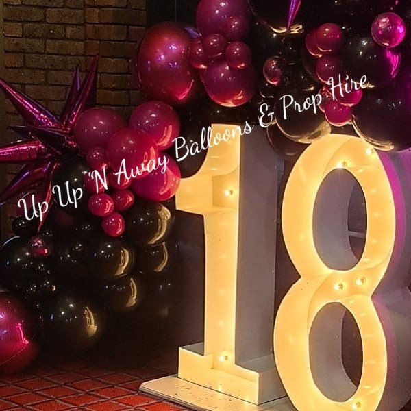 Year 2015 to 2020 Organic Balloon Garlands (click on photo to view) - UpUpNAwayBalloons