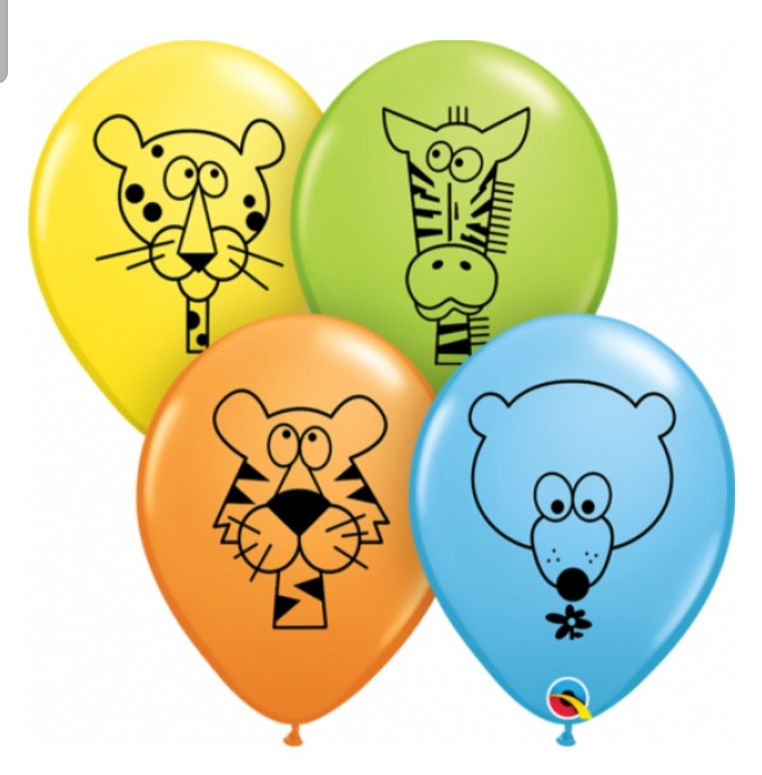 Zoo Animals - UpUpNAwayBalloons