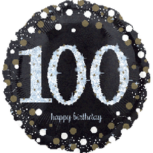 Load image into Gallery viewer, 100th Foil Balloon Bouquet - UpUpNAwayBalloons
