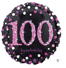 Load image into Gallery viewer, 100th Foil Balloon Bouquet - UpUpNAwayBalloons
