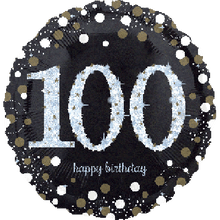 Load image into Gallery viewer, 100th Foil Balloon Bouquet - UpUpNAwayBalloons
