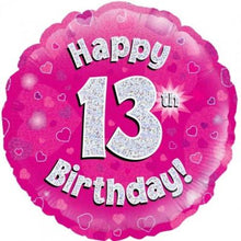 Load image into Gallery viewer, 13th Foil Balloon Helium Bouquet - UpUpNAwayBalloons
