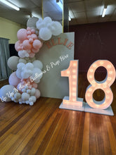 Load image into Gallery viewer, 18th Light Up Hire Numbers - UpUpNAwayBalloons
