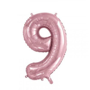 Light Pink Numbers - UpUpNAwayBalloons