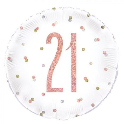 21st Foil Balloon Bouquet - UpUpNAwayBalloons