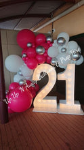 Load image into Gallery viewer, 21st Light Up Hire Numbers - Not available to hire without a Balloon Garland - UpUpNAwayBalloons
