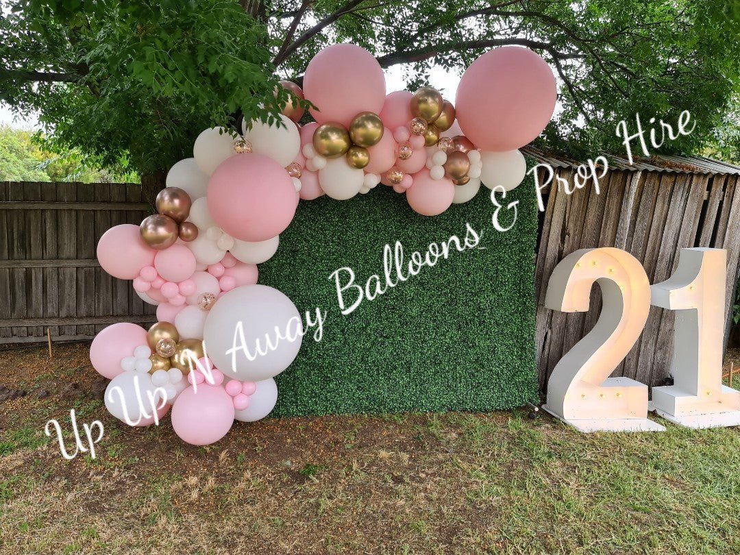 21st Light Up Hire Numbers - Not available to hire without a Balloon Garland - UpUpNAwayBalloons