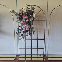Load image into Gallery viewer, 3 Window Arch Backdrop / Frame for Hire - Only available to hire with Organic Balloon Garlands. - UpUpNAwayBalloons
