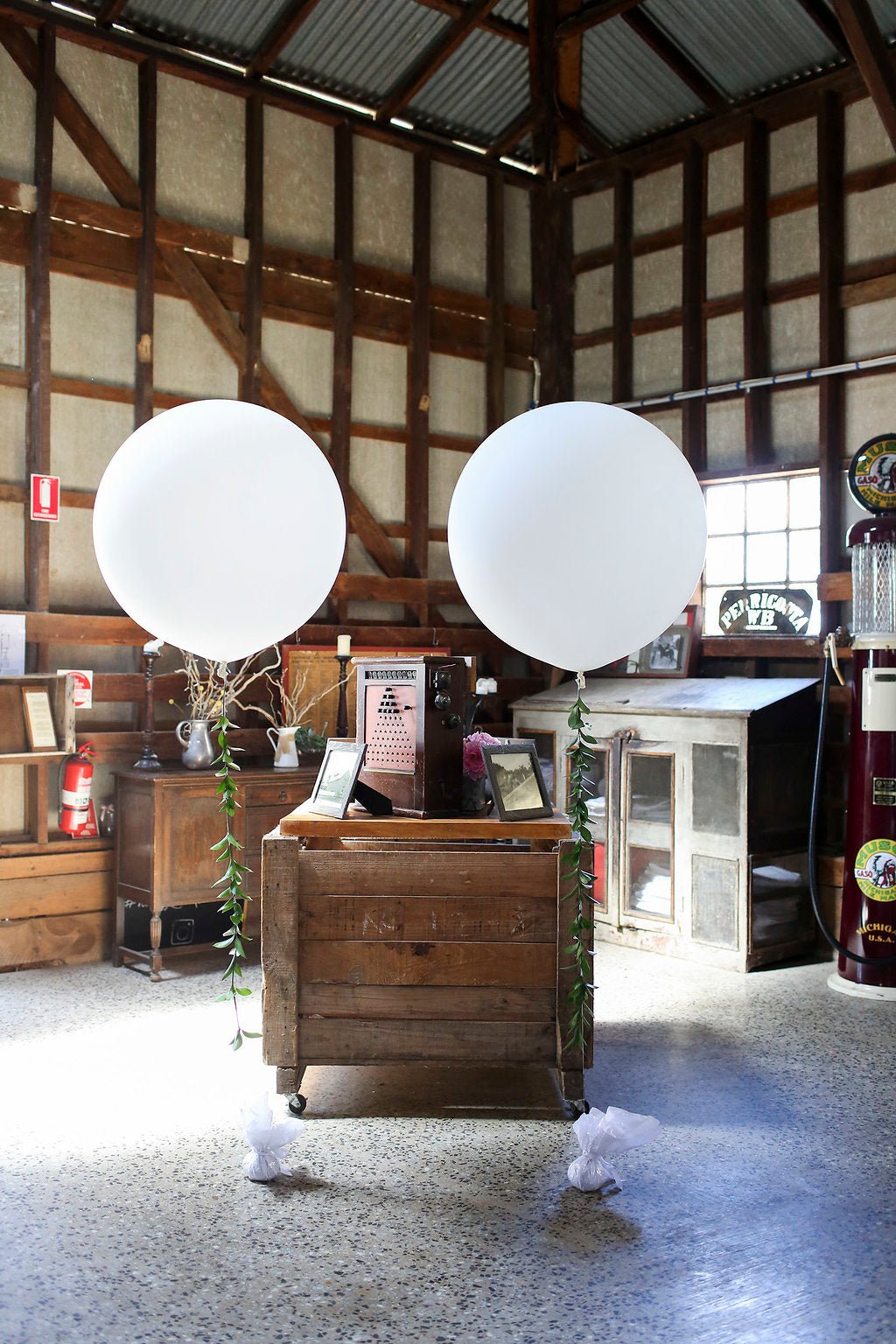 3ft Balloon and handmade weight by UpUpNAwayBalloons