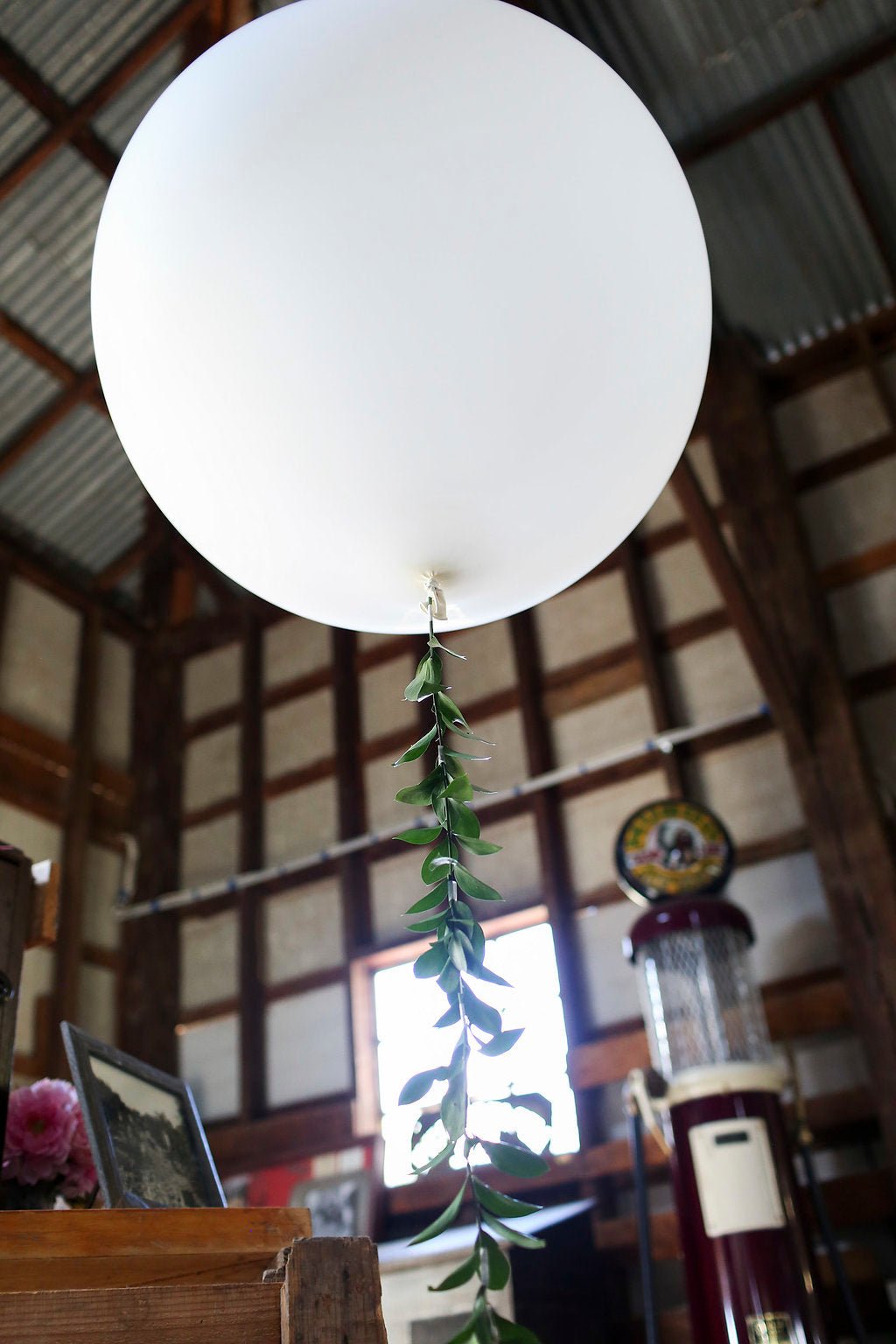 3ft Balloon and handmade weight by UpUpNAwayBalloons