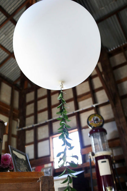 3ft Balloon and handmade weight by UpUpNAwayBalloons