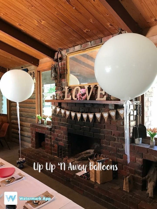 3ft Balloon and handmade weight by UpUpNAwayBalloons