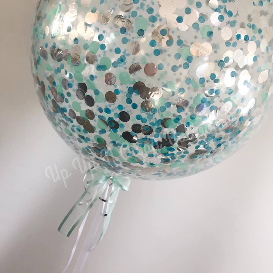 3ft Confetti Balloon by UpUpNAwayBalloons