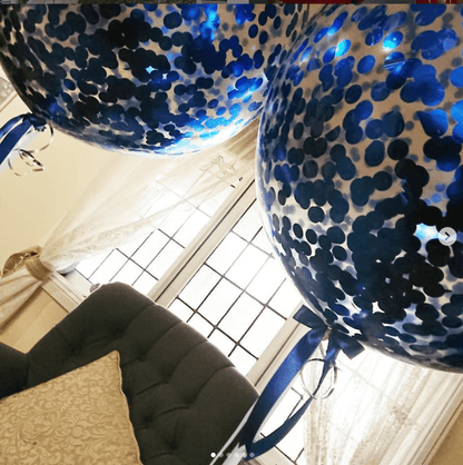 3ft Confetti Balloon by UpUpNAwayBalloons
