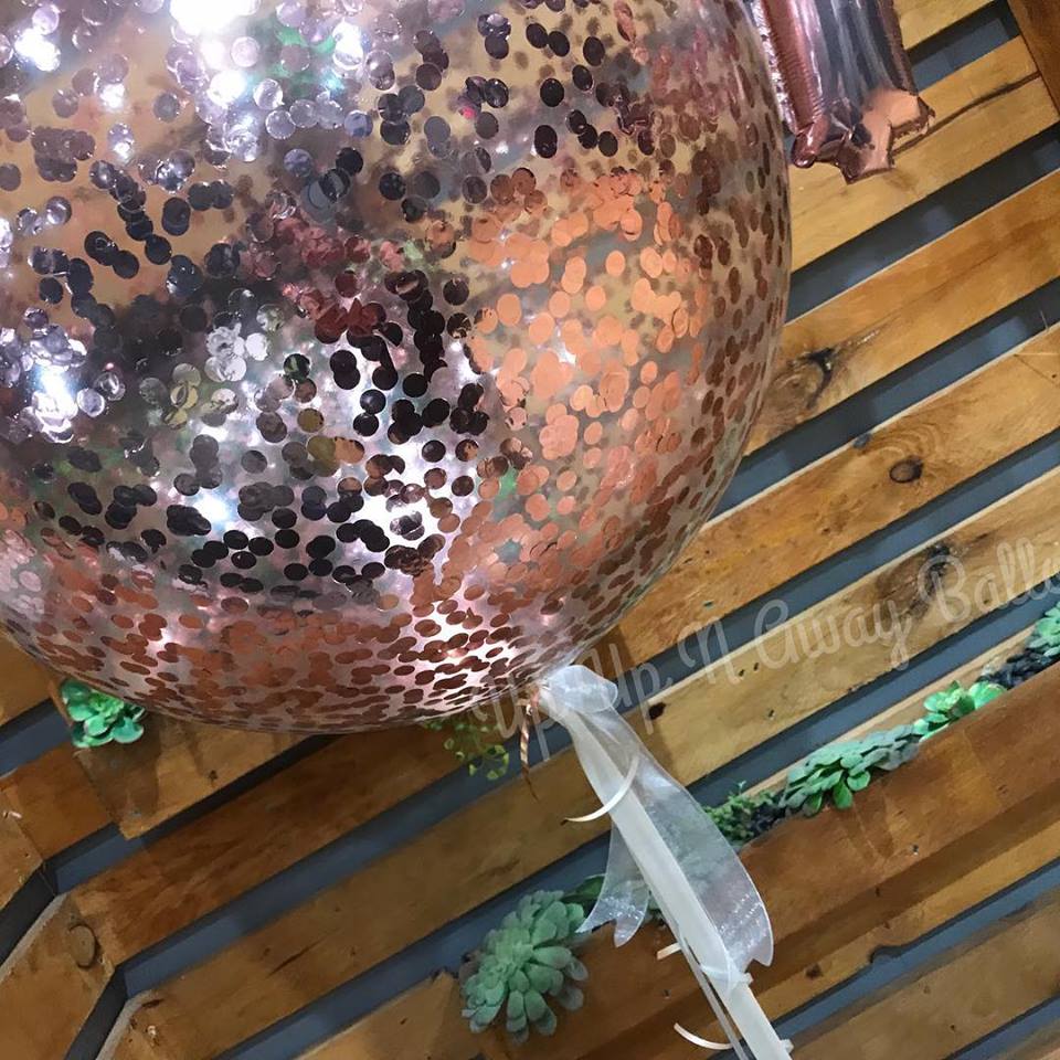 3ft Confetti Balloon by UpUpNAwayBalloons