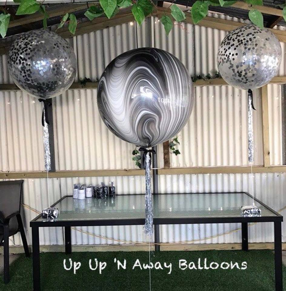 3ft Confetti Balloon by UpUpNAwayBalloons