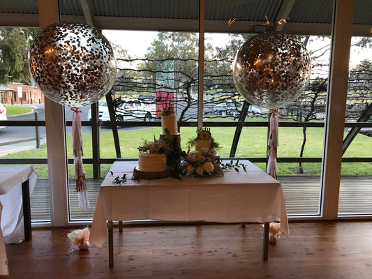 3ft Confetti Balloon by UpUpNAwayBalloons