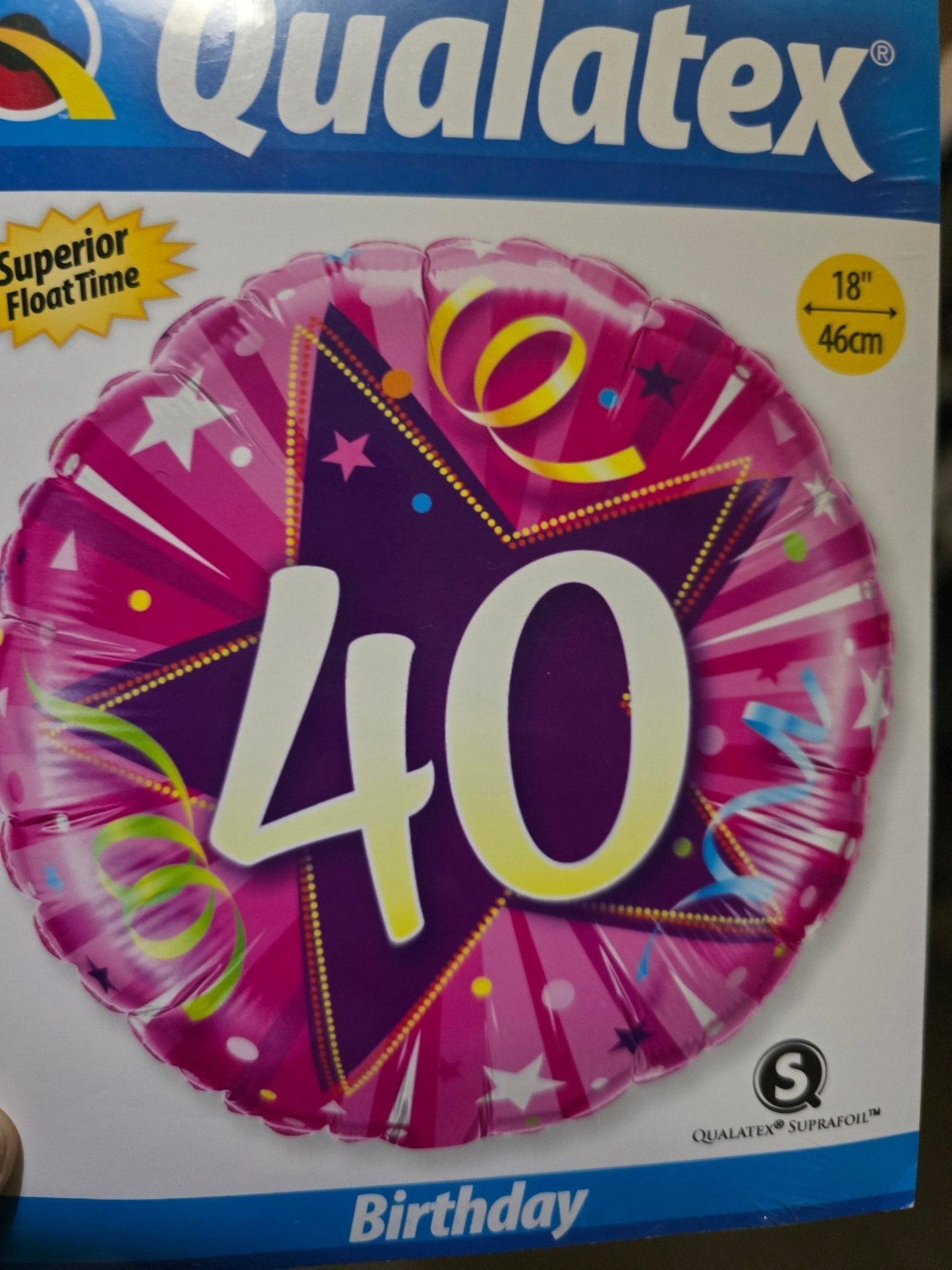 40th Foil Balloon Bouquet - UpUpNAwayBalloons