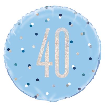 40th Foil Balloon Bouquet - UpUpNAwayBalloons