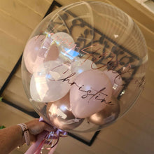 Load image into Gallery viewer, Personalised Bubble Balloons - UpUpNAwayBalloons
