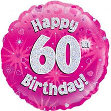 Load image into Gallery viewer, 60th Foil Balloon Bouquet - UpUpNAwayBalloons
