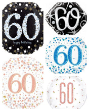 Load image into Gallery viewer, 60th Foil Balloon Bouquet - UpUpNAwayBalloons
