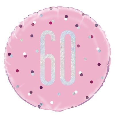 60th Foil Balloon Bouquet - UpUpNAwayBalloons