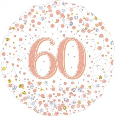 60th Foil Balloon Bouquet - UpUpNAwayBalloons