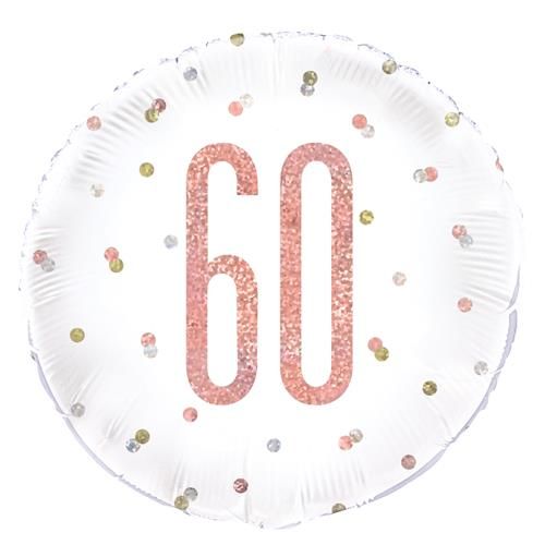 60th Foil Balloon Bouquet - UpUpNAwayBalloons