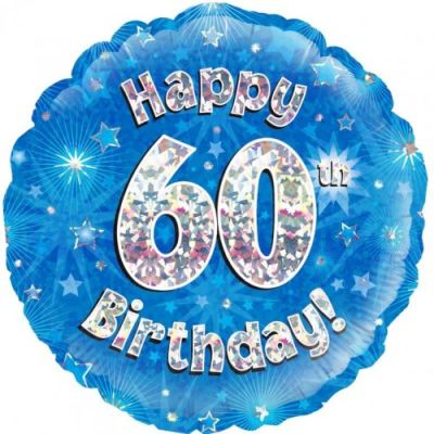 60th Foil Balloon Bouquet - UpUpNAwayBalloons