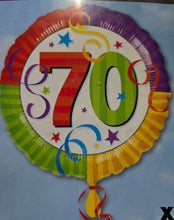 Load image into Gallery viewer, 70th Foil Balloon Bouquet - UpUpNAwayBalloons

