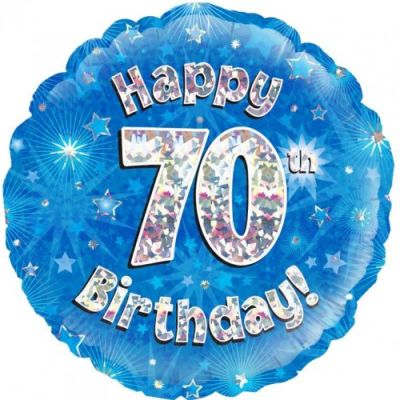 70th Foil Balloon Bouquet - UpUpNAwayBalloons