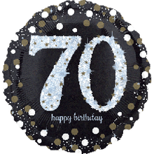 Load image into Gallery viewer, 70th Foil Balloon Bouquet - UpUpNAwayBalloons
