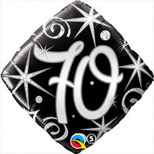 Load image into Gallery viewer, 70th Foil Balloon Bouquet - UpUpNAwayBalloons
