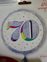 Load image into Gallery viewer, 70th Foil Balloon Bouquet - UpUpNAwayBalloons

