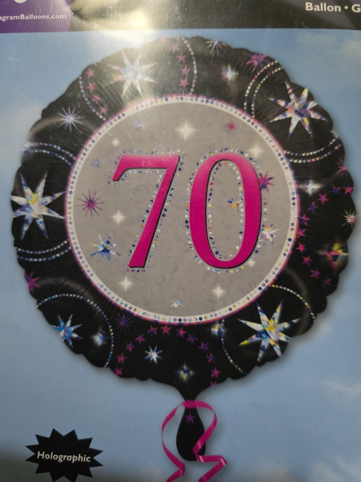 70th Foil Balloon Bouquet - UpUpNAwayBalloons