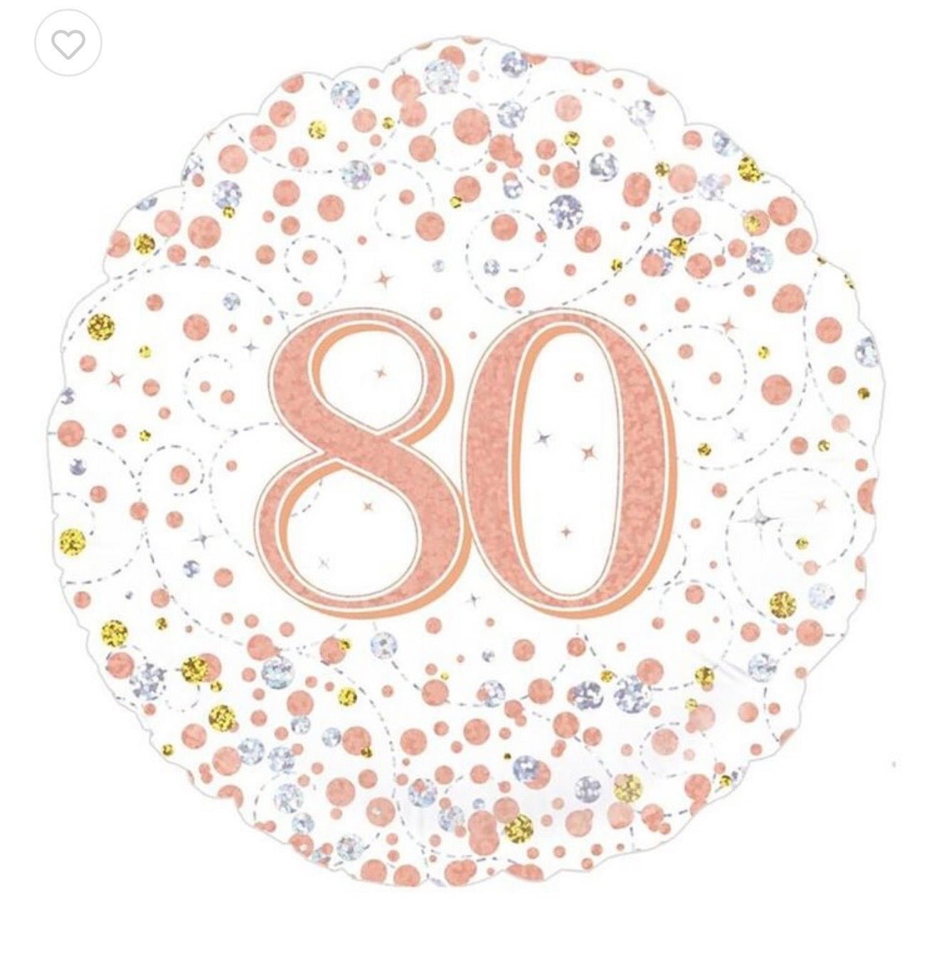 80th Foil Balloon Bouquet - UpUpNAwayBalloons