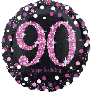 90th Foil Balloon Bouquet - UpUpNAwayBalloons