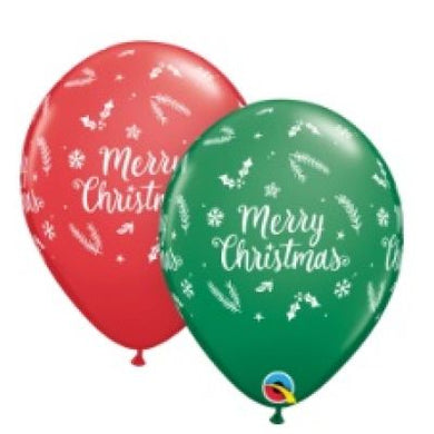 Christmas 3 Balloon Bouquet - UpUpNAwayBalloons