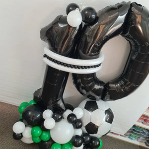 Marquee Style Balloon Numbers Personalised [Double Digit] - UpUpNAwayBalloons