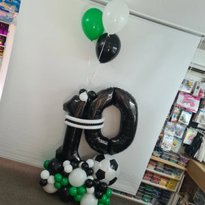 Marquee Style Balloon Numbers Personalised [Double Digit] - UpUpNAwayBalloons