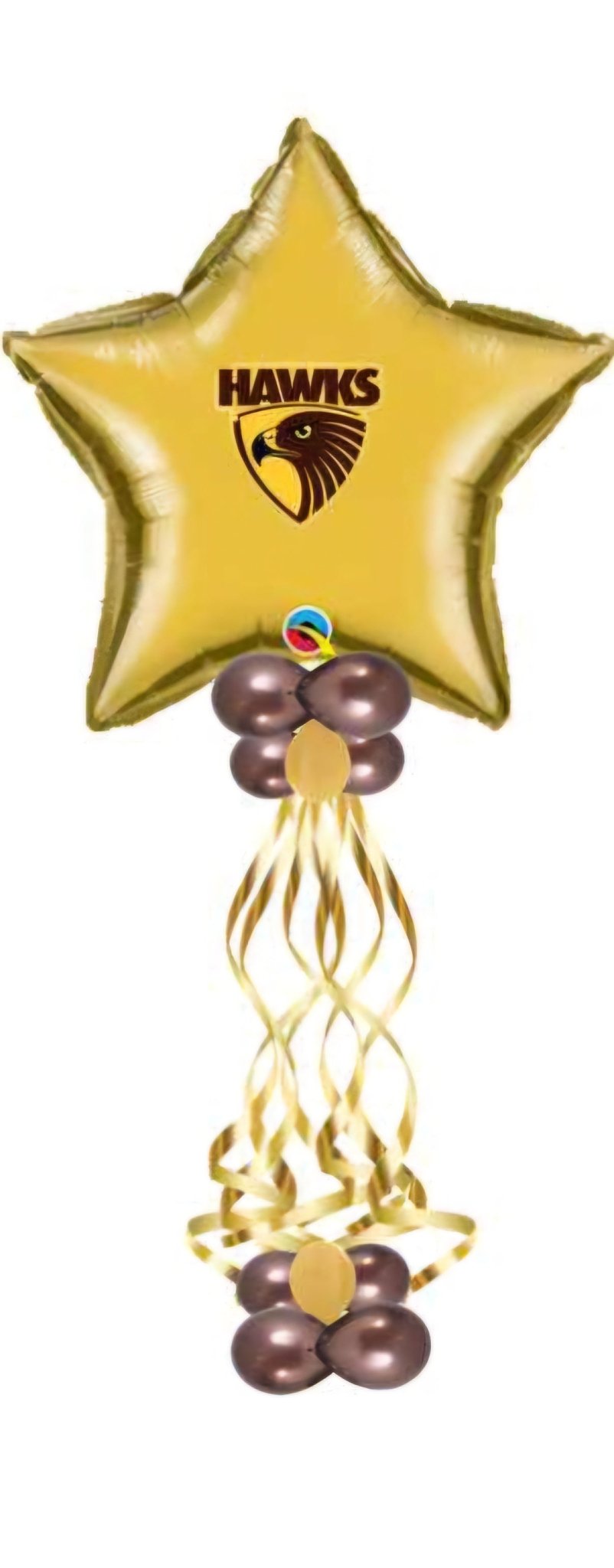 AFL Football Star Bouquet Air Filled Stand - UpUpNAwayBalloons