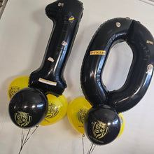 Load image into Gallery viewer, AFL Team Birthday Numbers - UpUpNAwayBalloons
