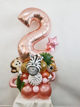 Load image into Gallery viewer, Air filled Balloon Numbers Marquee Style [Single Digit] Creation - UpUpNAwayBalloons
