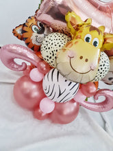Load image into Gallery viewer, Air filled Balloon Marquee Stacks [Single Digit] Creation by UpUpNAwayBalloons
