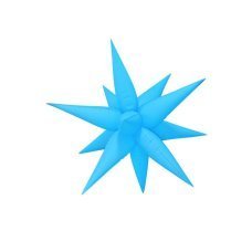 Air Filled Starburst - UpUpNAwayBalloons